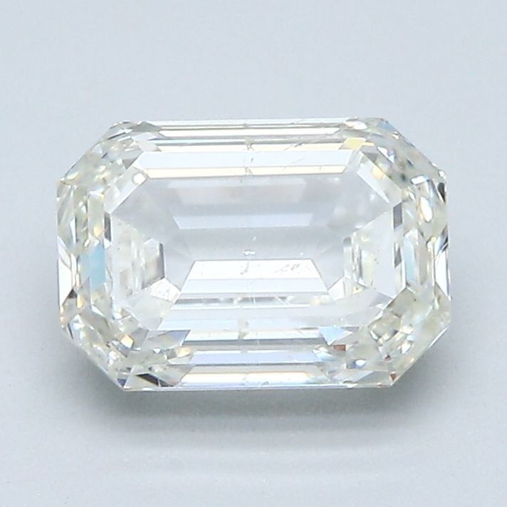 Emerald Cut 1.50 CT Cert. AGI Natural Mined Diamond Loose J color SI1 clarity