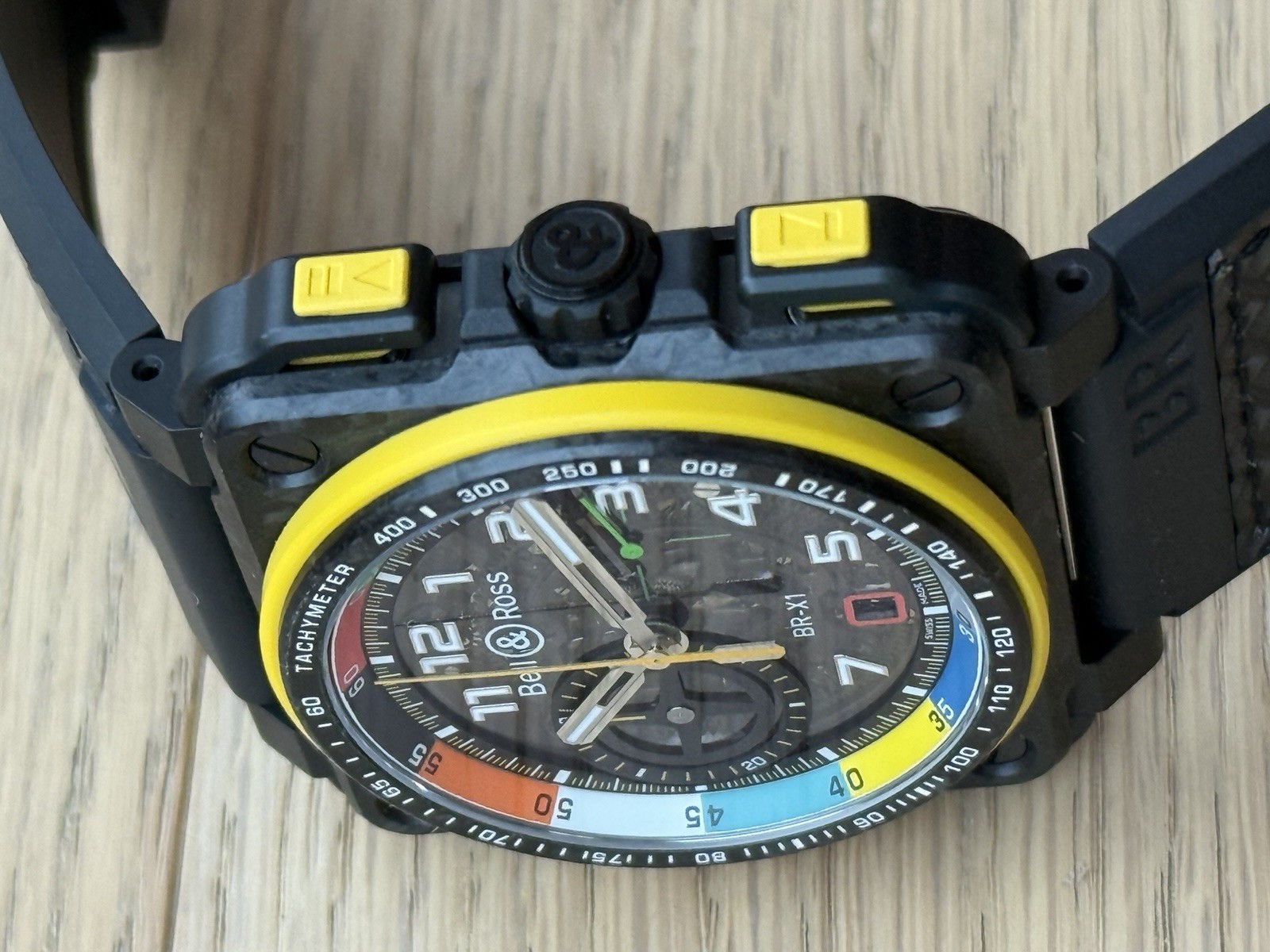 Bell & Ross BR-01 Renault F1 Special Box Papers Skeleton Automatic Chronograph