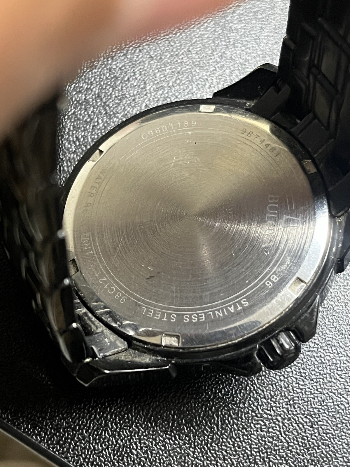 Bulova 98C121 Multifunction Classic Men’s Watch – Black Steel Quartz Movement
