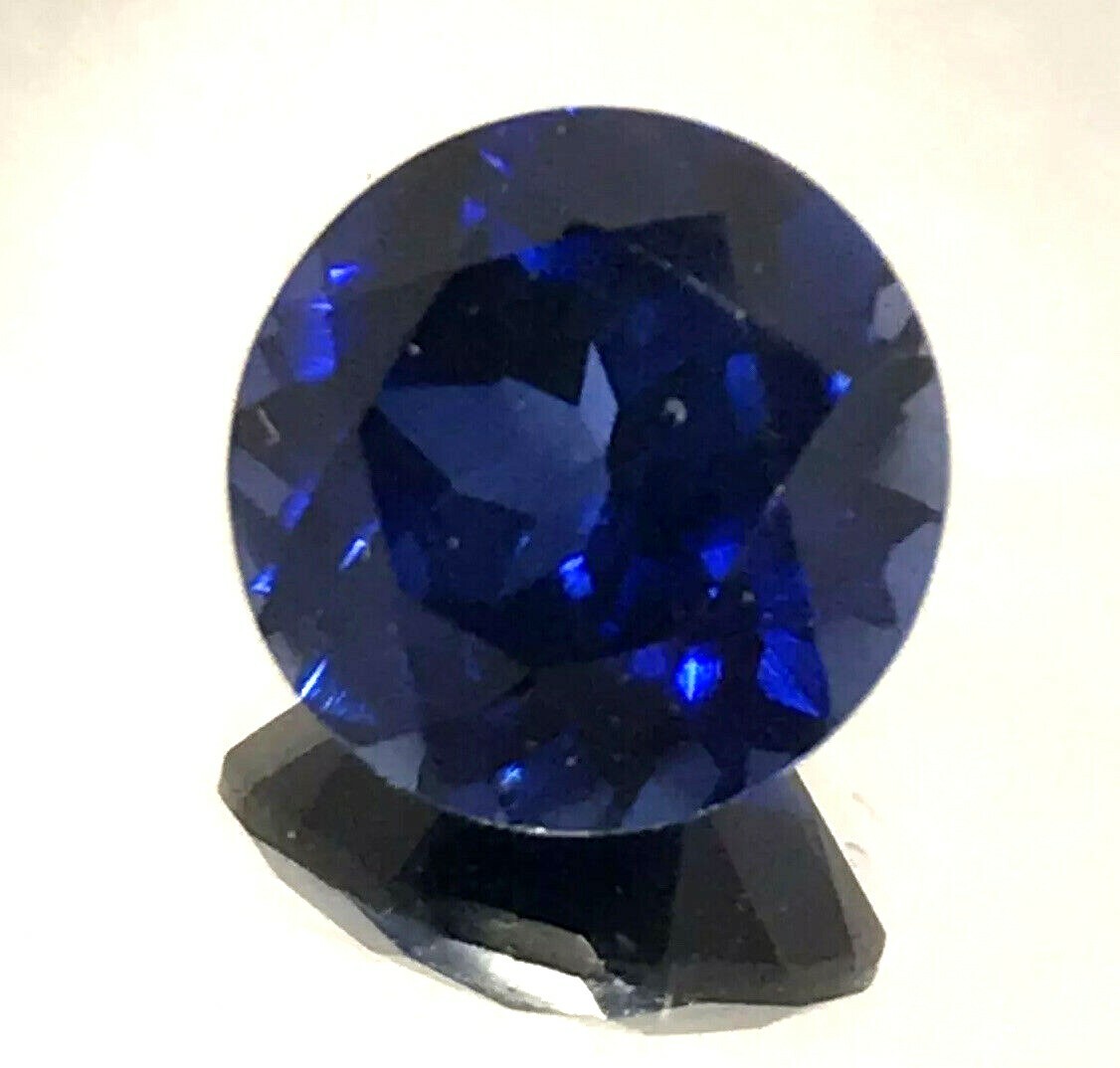 3.50 ct Natural Blue Sapphire , Excellent Round Cut ,VS Clarity ,9 mohs hardness