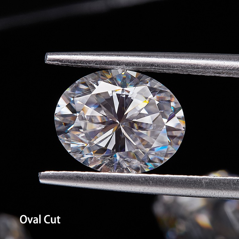 US 0.1-10ct Loose Moissanite Gem Stone VVS1 D Multi Cut with GRA Certificate
