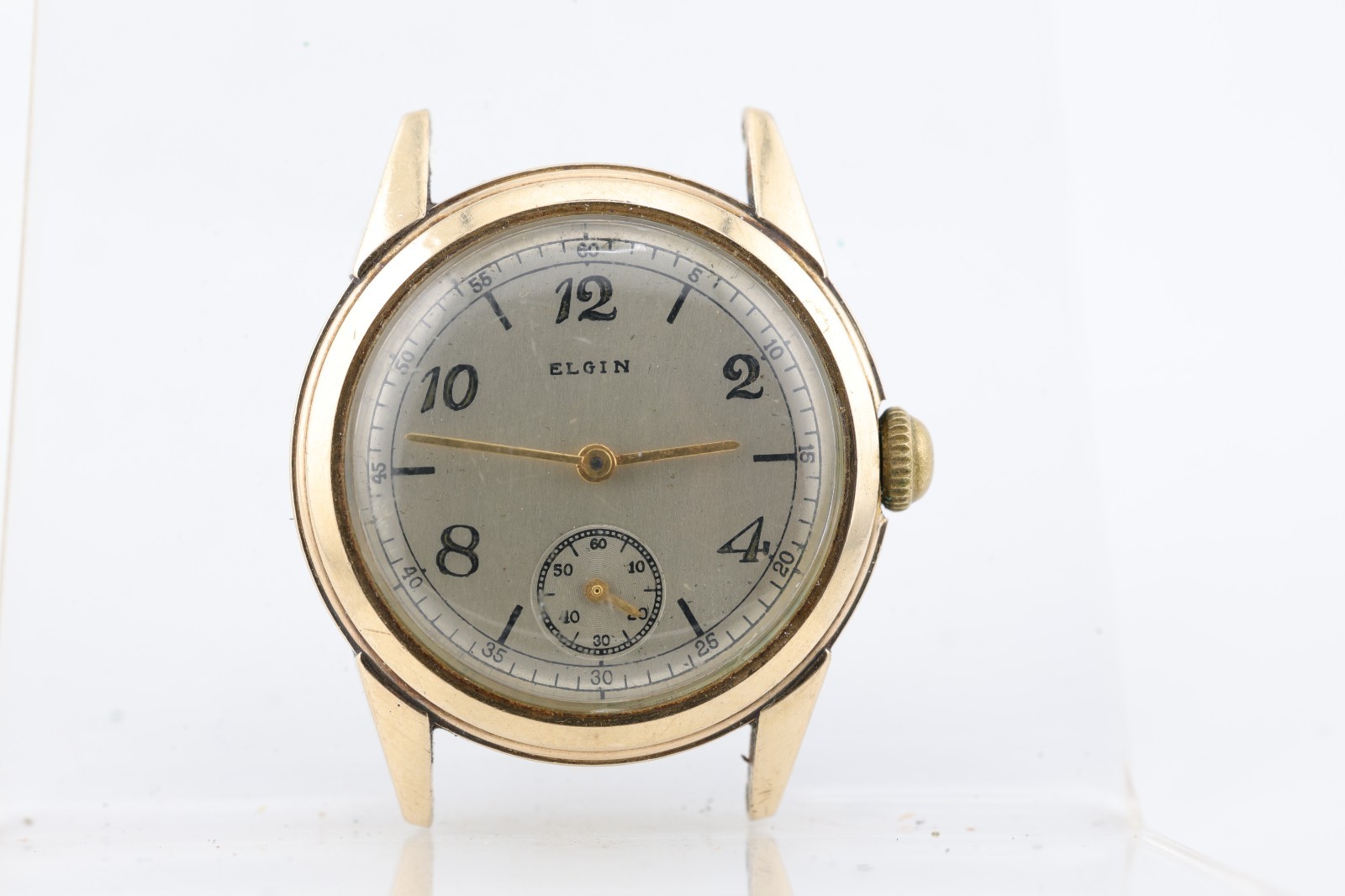 1942 WW2 ELGIN cal. 554, E599749, 30mm 15mm LUG, OFFICERS WATCH, FOR REPAIR (HQ)