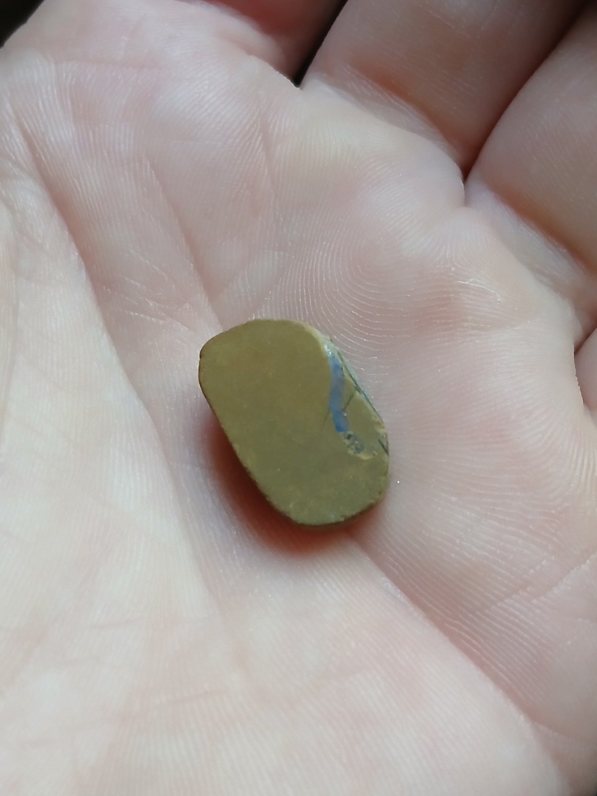 Australia Boulder Opal Unknown Field R2093 Specimen 10 Carat Blue Multi Sided