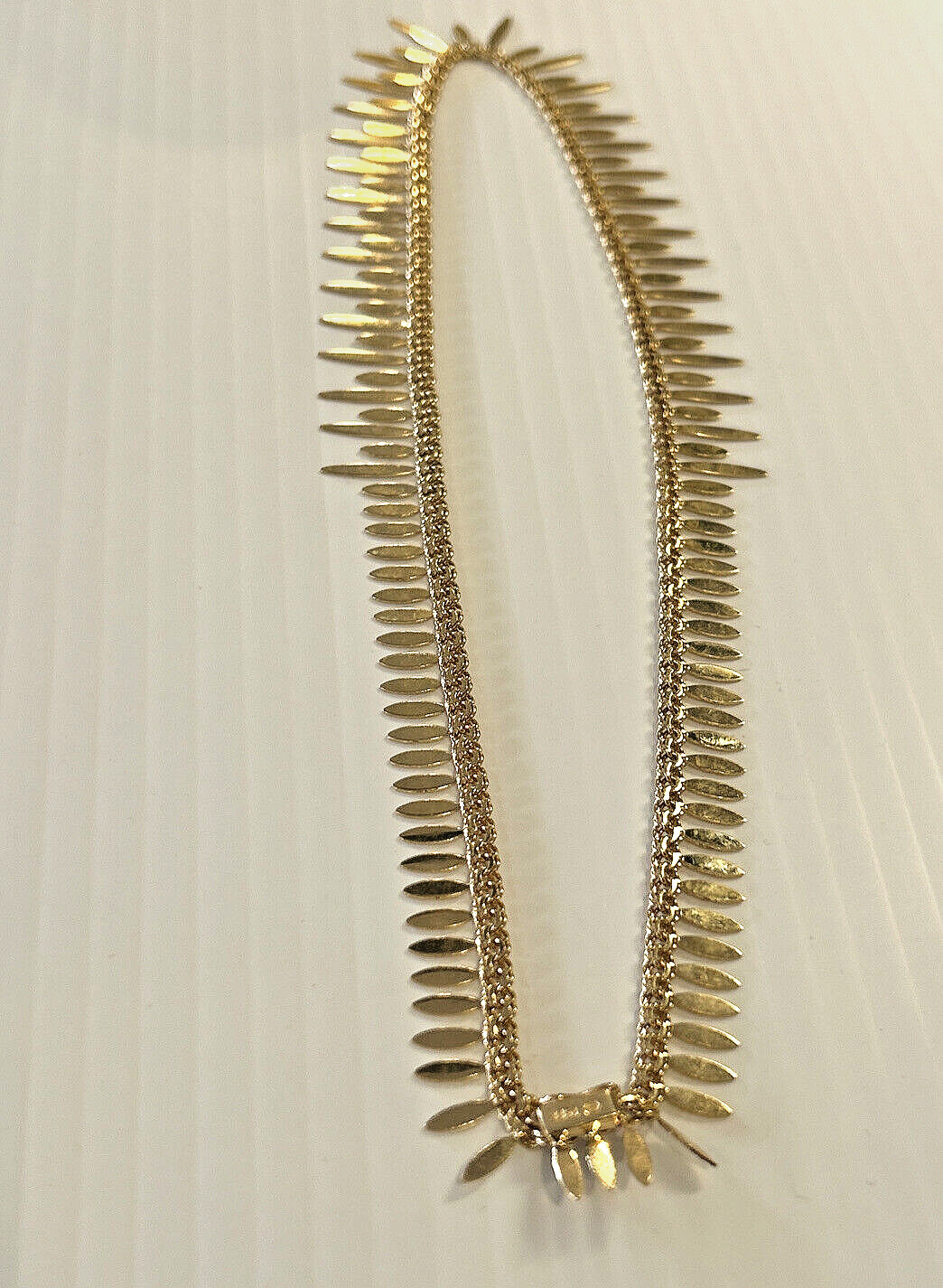 Estate 18k Gold Italian Necklace 16 1/2 Inch – 25.0 Grams