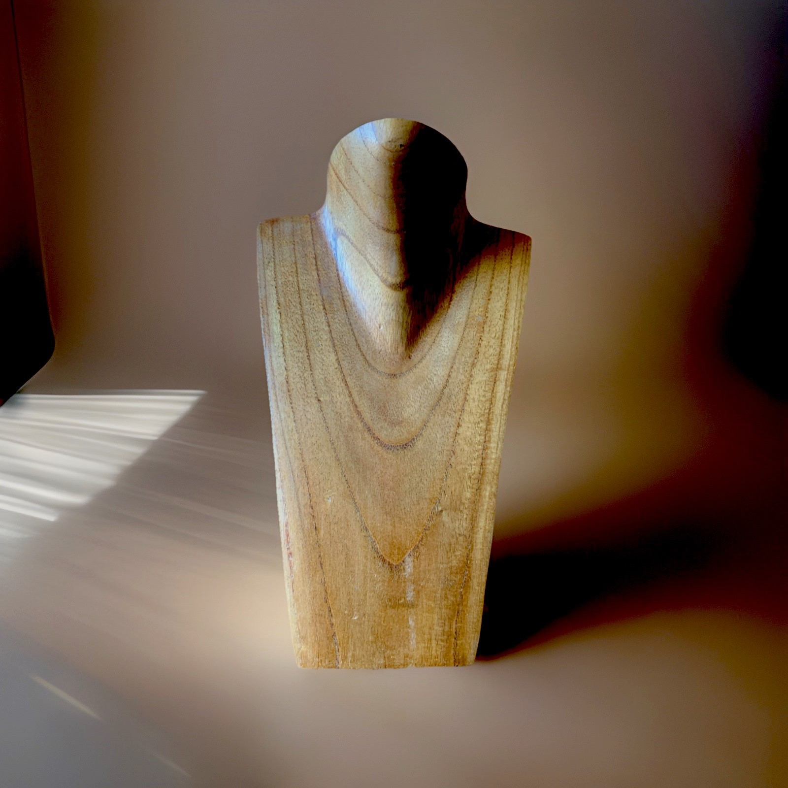 Solid Wood Display Necklace Holder