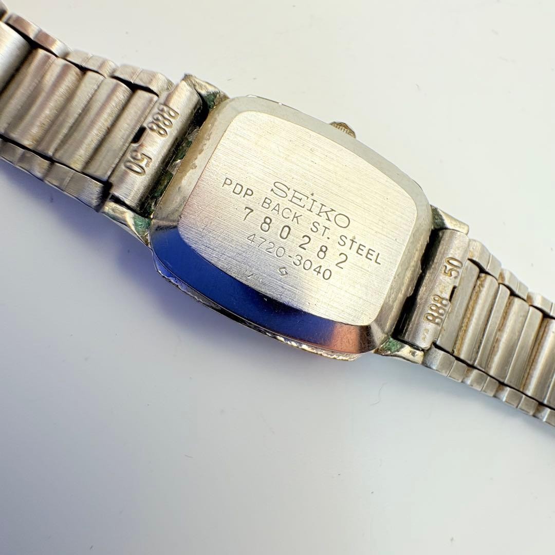 [New Battery] Working SEIKO Women’s Vintage Square Watch – Rare