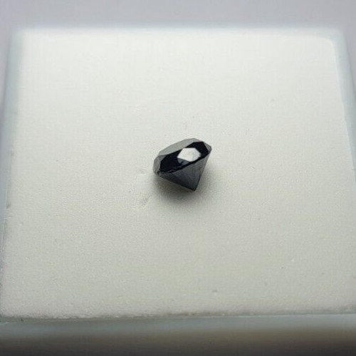 .90 Ct. Round Cut Black Diamond