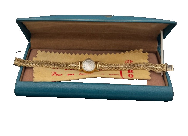 1963 Rolex 18kt Yellow Gold Ladies Cocktail Watch, Model 2141 Fully Complete Set