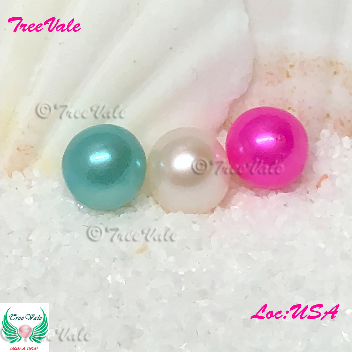 Five Individually Wrapped Akoya Oysters with SMALL 6-7mm Pearls