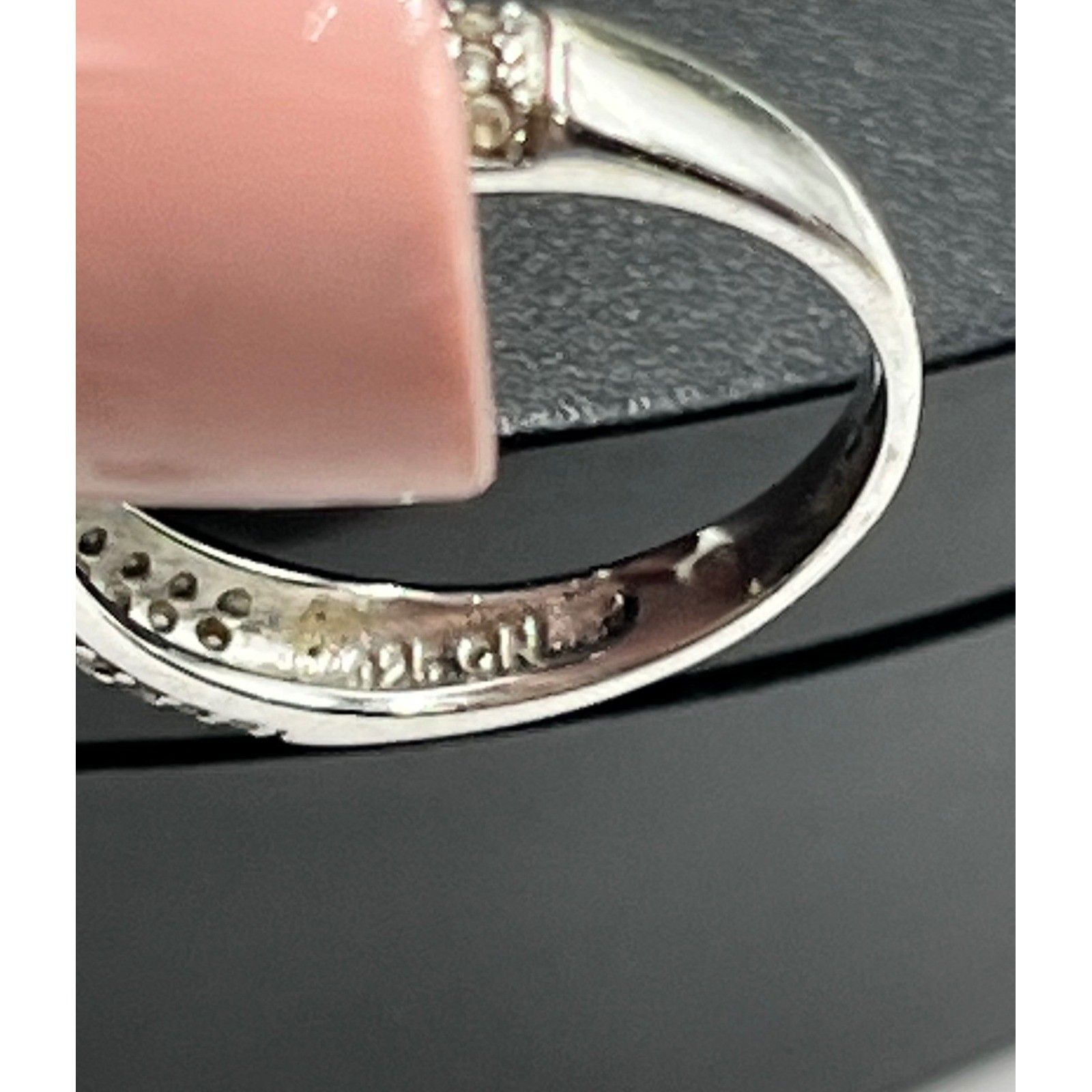 FZN Fuzion Creations Vintage Designer Cubic Zirconia Sterling Silver Ring sz 6.5