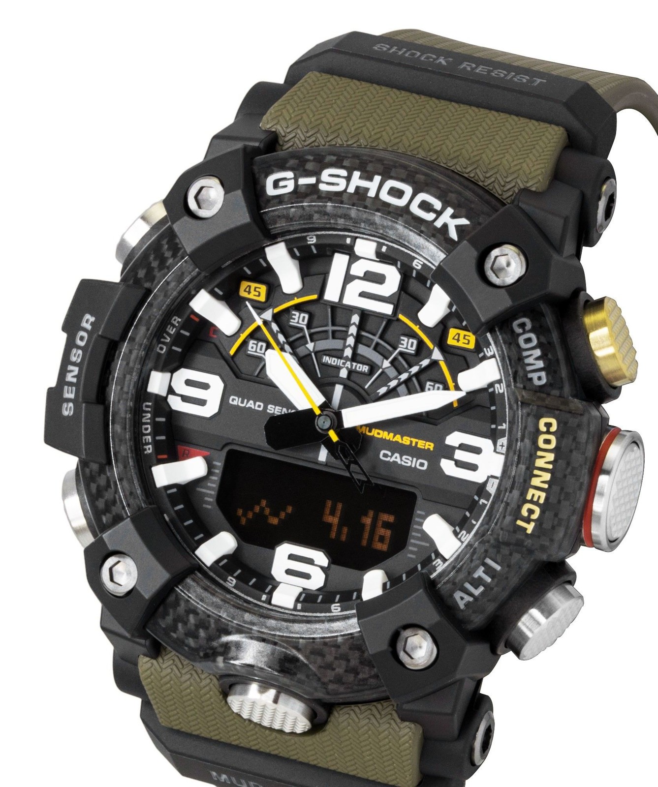 Casio G-Shock Bio-Based Resin Strap Black Dial Quartz GG-B100X-1A3 Men’s Watch