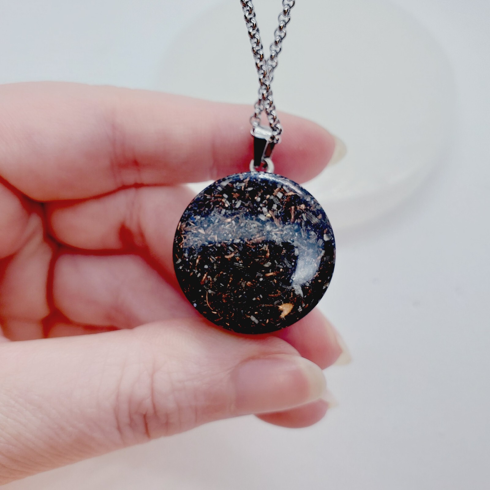 Raphael Archangel Custom Orgone choose +50 crystals. Spiritual Protection Amulet