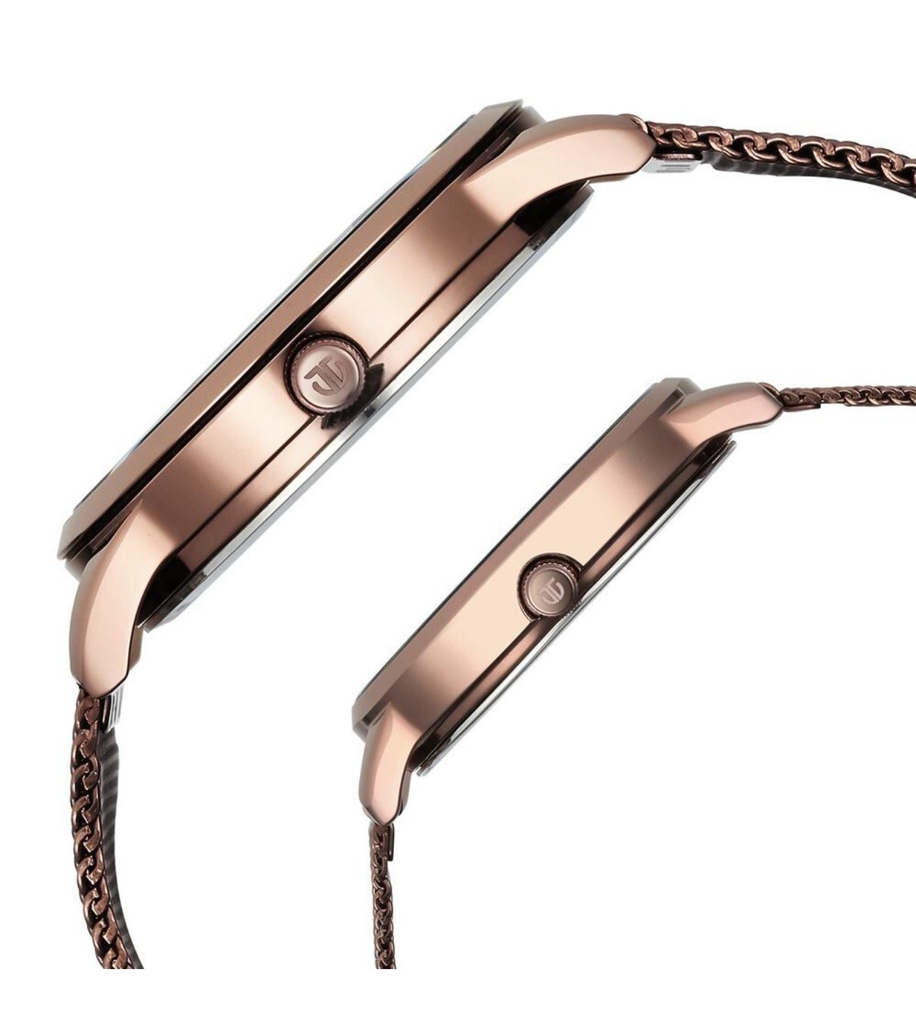 Titan Pairs Bandhan His Hers Watch Box Set Brown Dial Metal Bracelet Gift