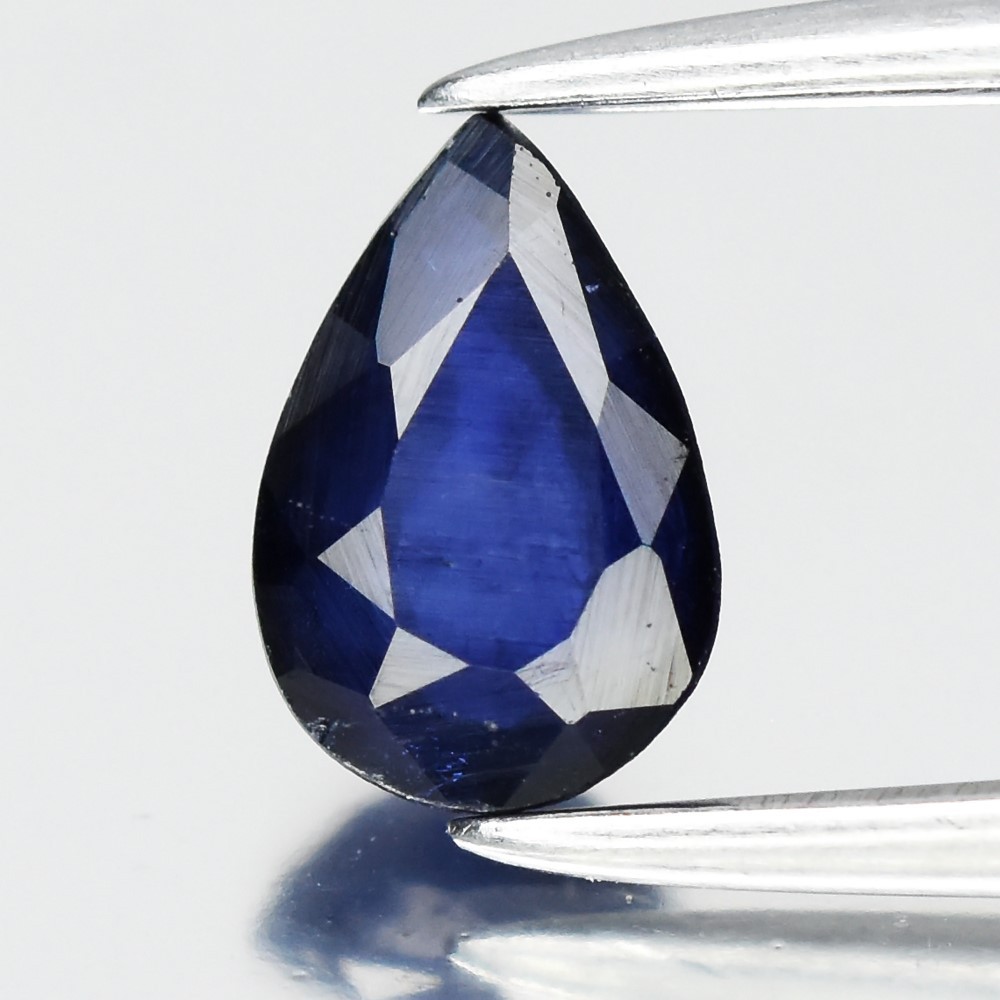 💎 0.53ct 6x4mm Pear Blue Sapphire – Ceylon Gemstone