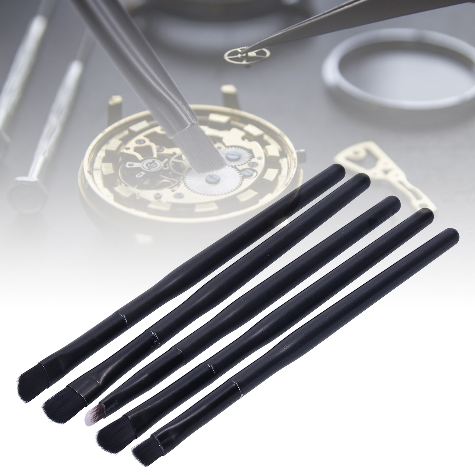 Watch Cleaning Brush Set Wristwatch Movement Small Part Cleaning Soft Brushes