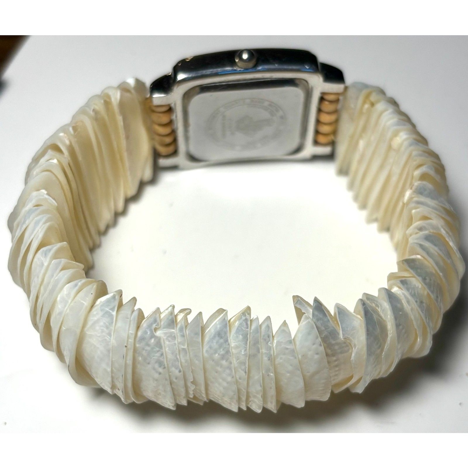 Stunning Vintage CTNY Mother-of-Pearl & Shell Statement Watch- New Battery