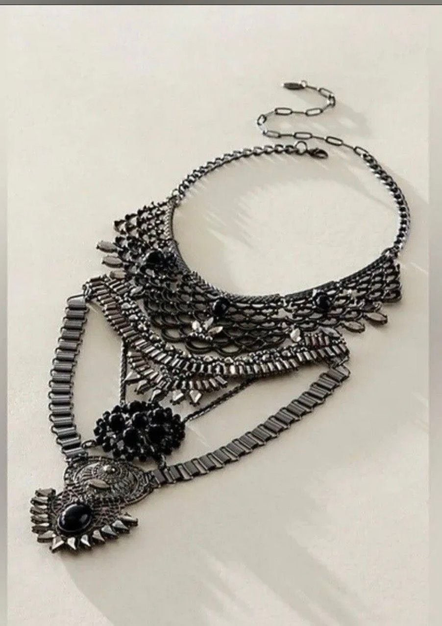 Free People Only Dreaming Statement Collar Necklace $88 retail