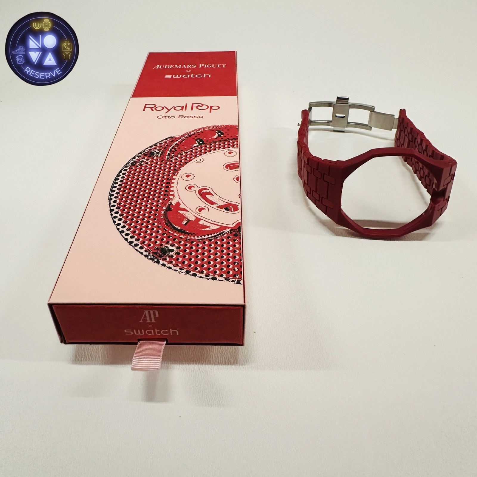 Swatch x Audemars Piguet AP Royal Pop Otto Rosso With Bioceramic Red Band NEW
