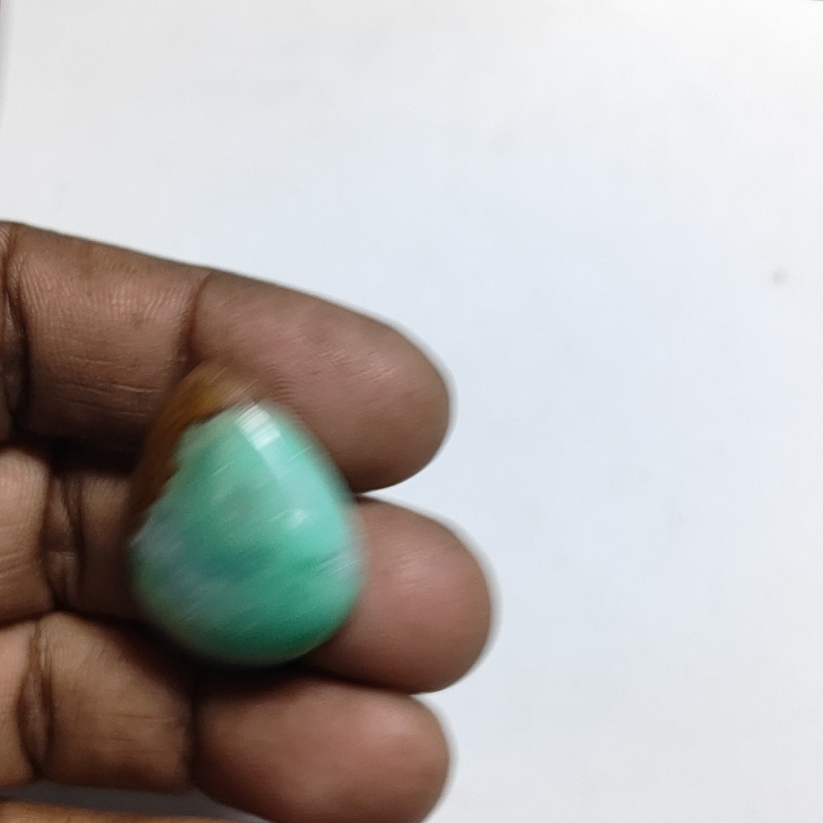 Natural Green Bio Chrysoprase Cabochon Loose Gemstone Jewelry 34 Cts. ME-14058