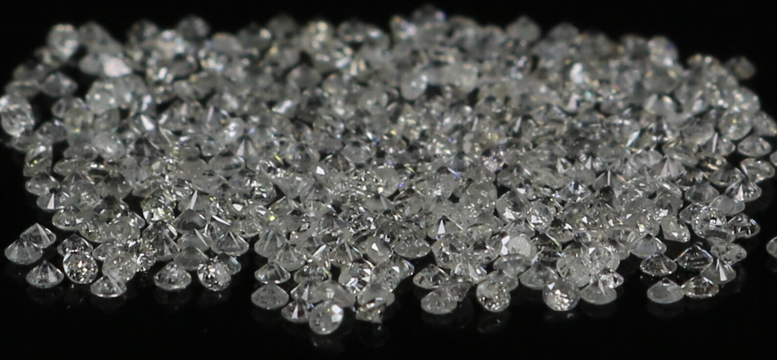 Real Natural Loose Diamond Round 100 Pcs Lot I1-I3 Clarity G-H White Color Q01