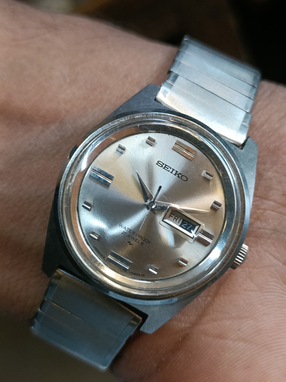 SEIKO 21J WINDING GRAY DIAL 2119-0090 JAPAN WOMEN’S WORKING CONDITION