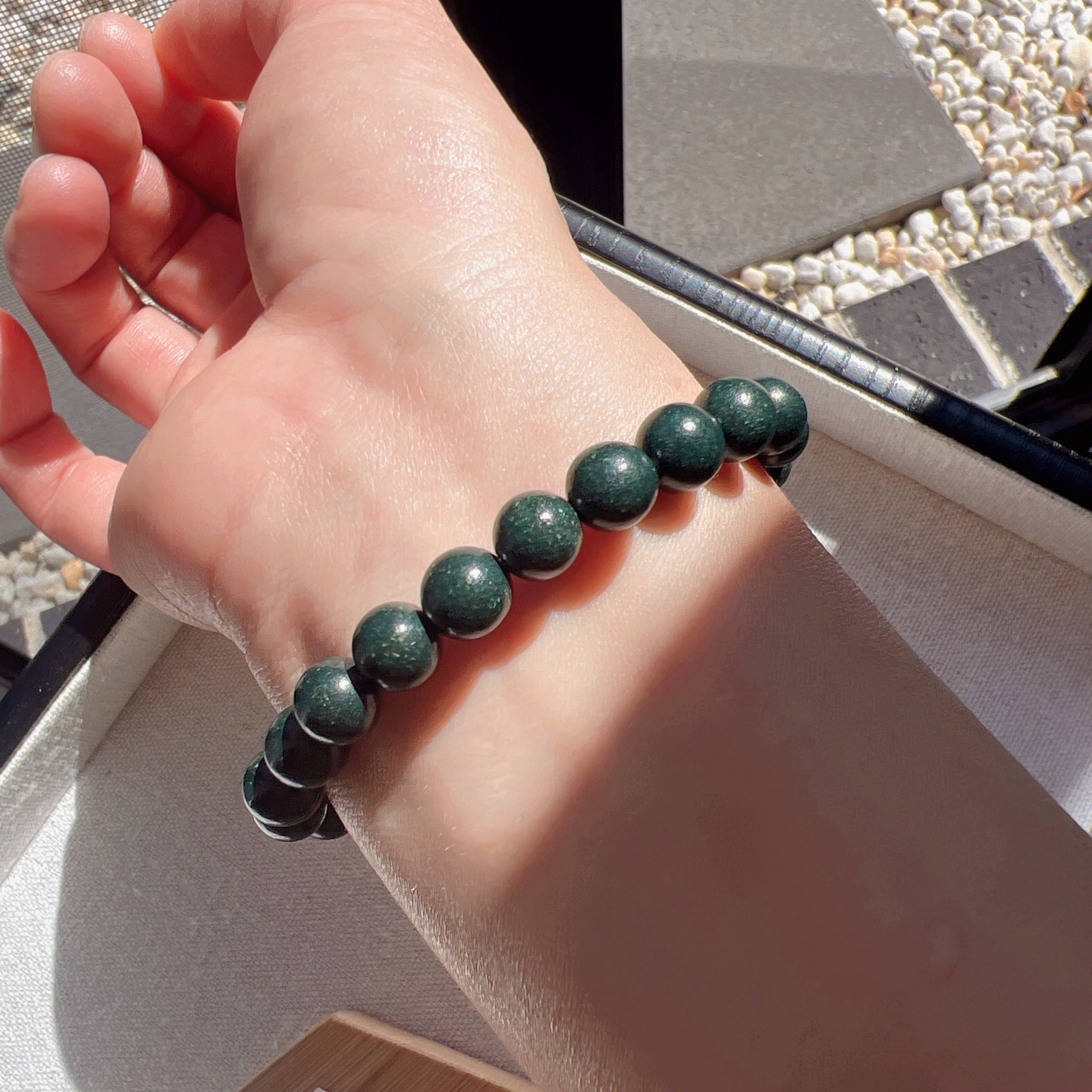 Beautiful Bracelet Made from Natural Special Herbal Ingredients, 8mm Bead