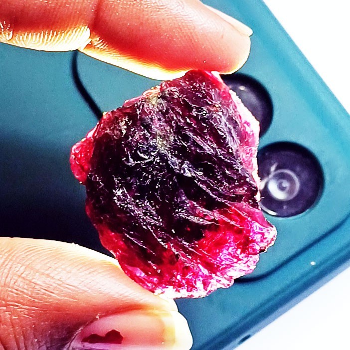 Natural Red Painite Earth Mined Rough 102.15+ Ct Certified Loose Gemstone