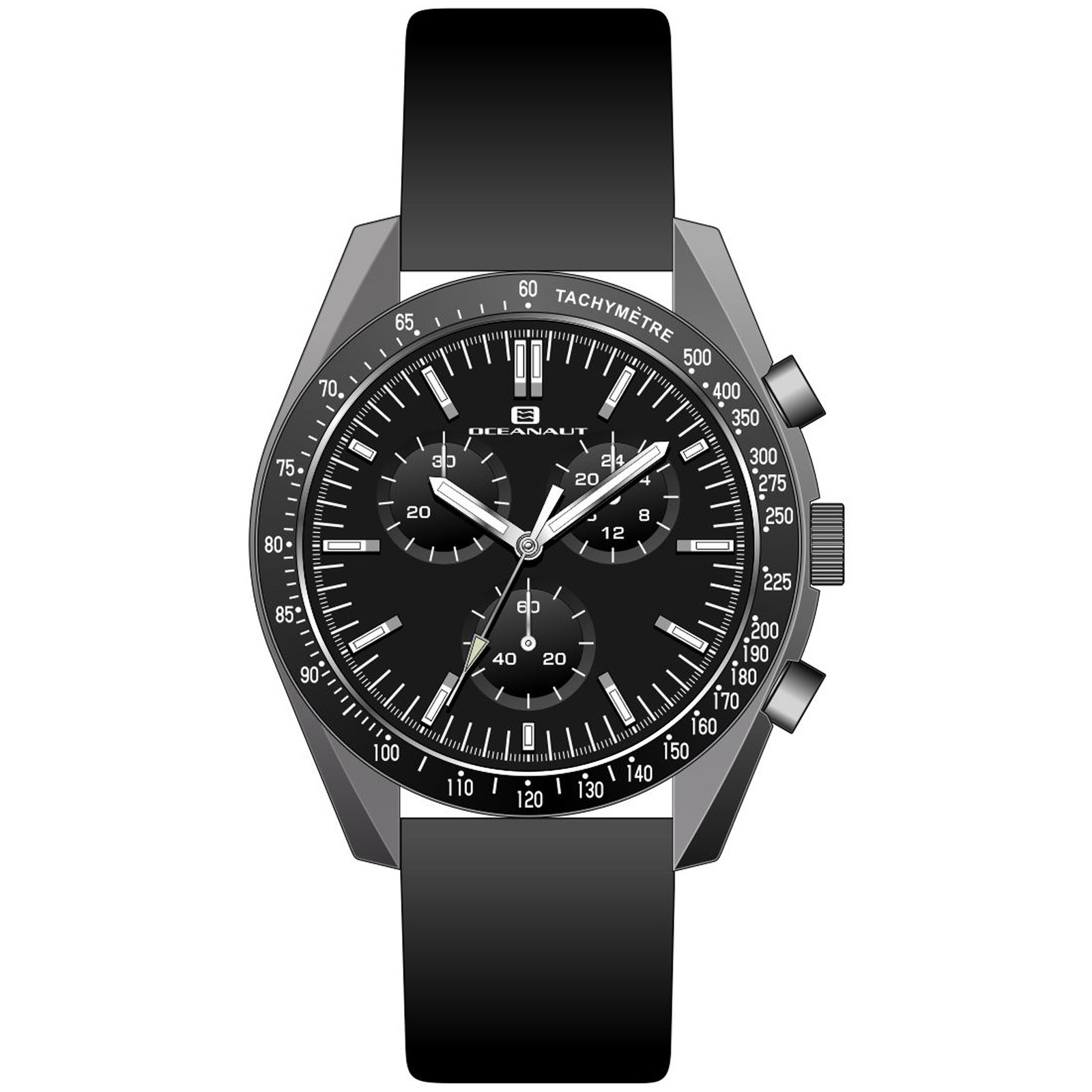Oceanaut Men’s Orbit Black Dial Watch – OC7580