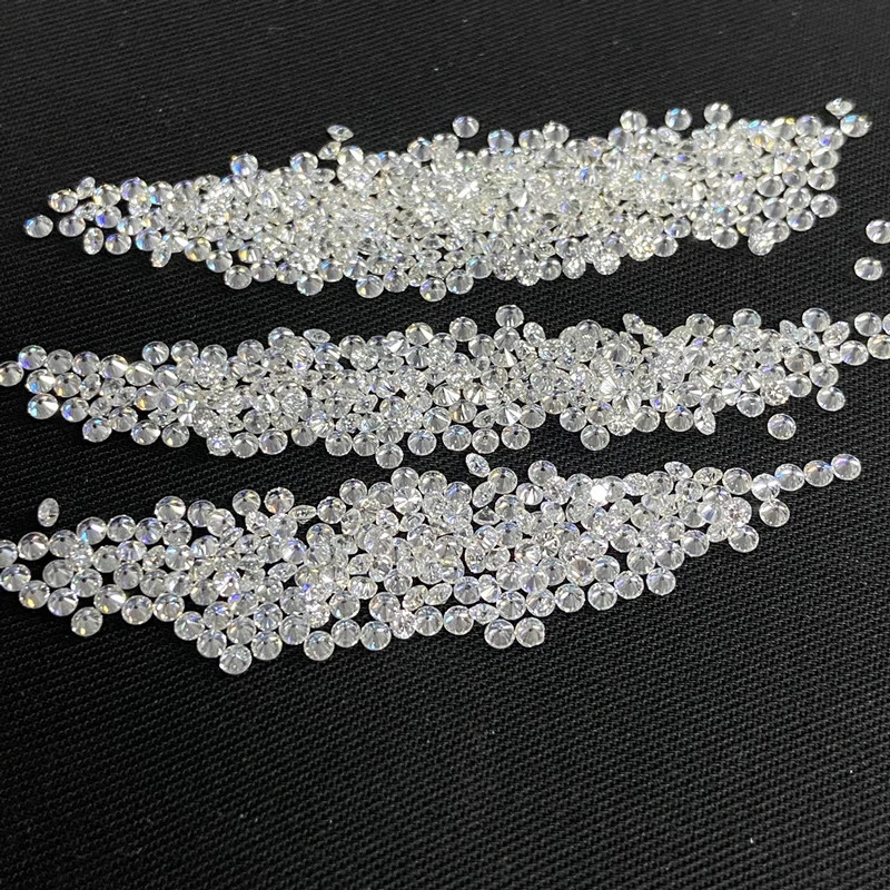 Small Sizes Loose Moissanite 0.8-1.9mm D Color VVS1 for Jewelry Making Wholesale