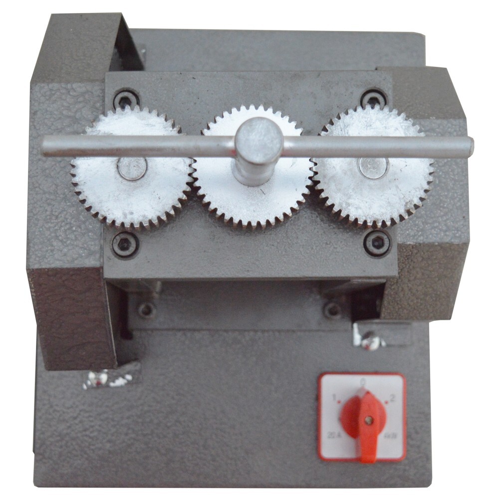 Electric Jewelry Gold Metal Rolling Mill Roll with 0.04″-0.22″ Wire Groove 110V