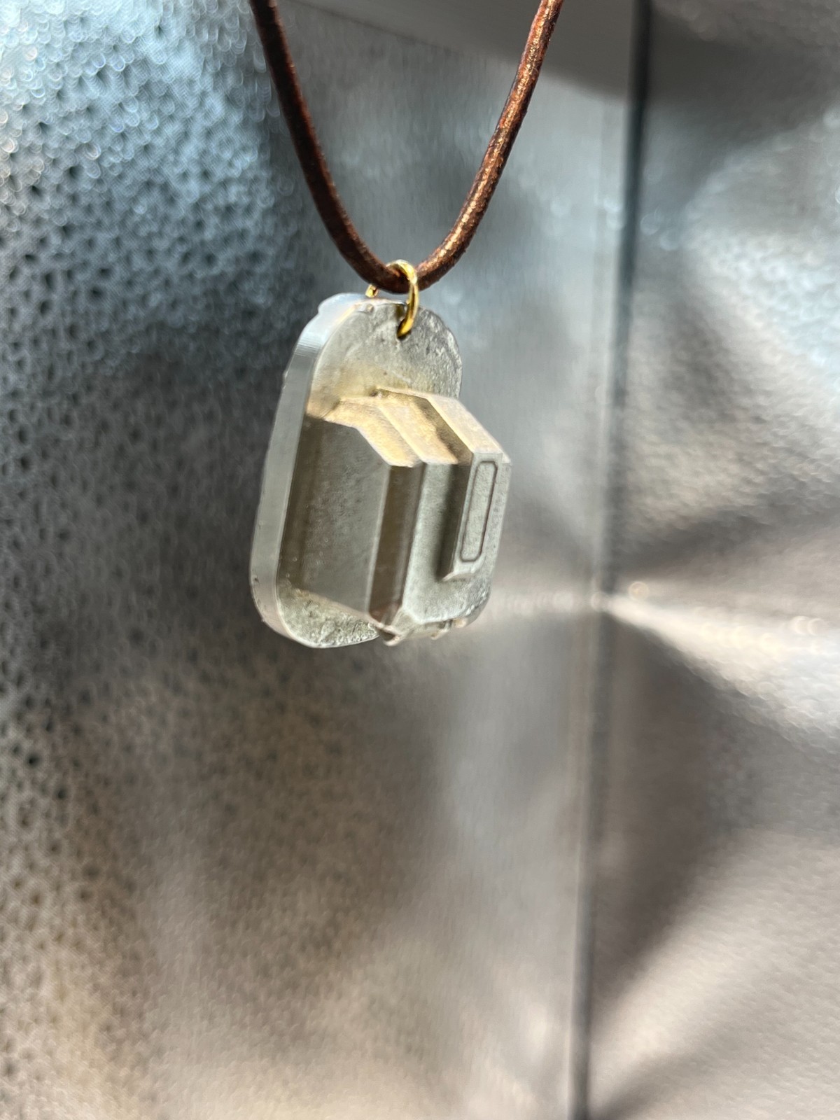 Metal Casted Overwatch “Bastion” Damage Hero Resin 3D Printed Necklace Design