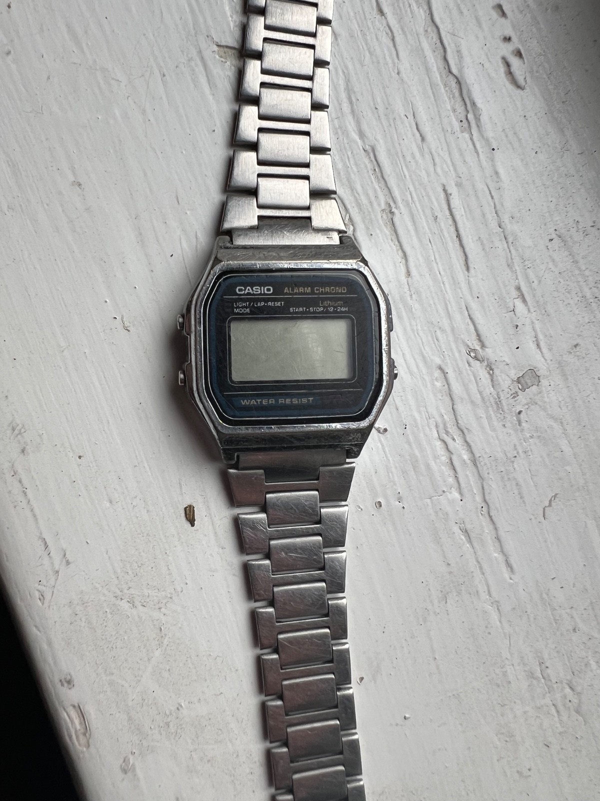 Casio A158W Digital Watch Rare No Box Used Unisex Retro Vintage