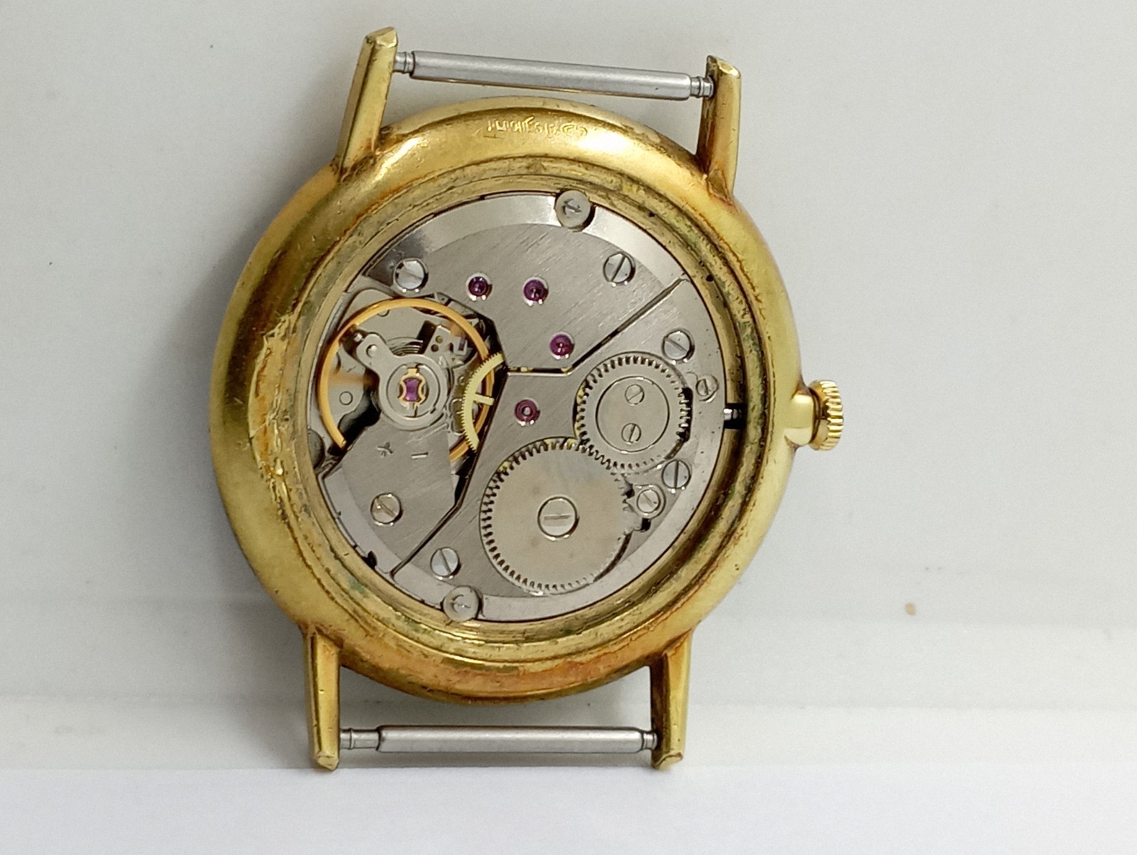 VTG Unique M&M Black Dial Gold Plated Cal. Peseux 7001 (ETA) 6mm. Thickness Work
