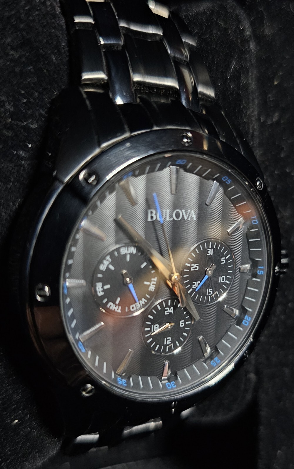 Bulova Multifunction Classic Men’s Watch 98C121- Black