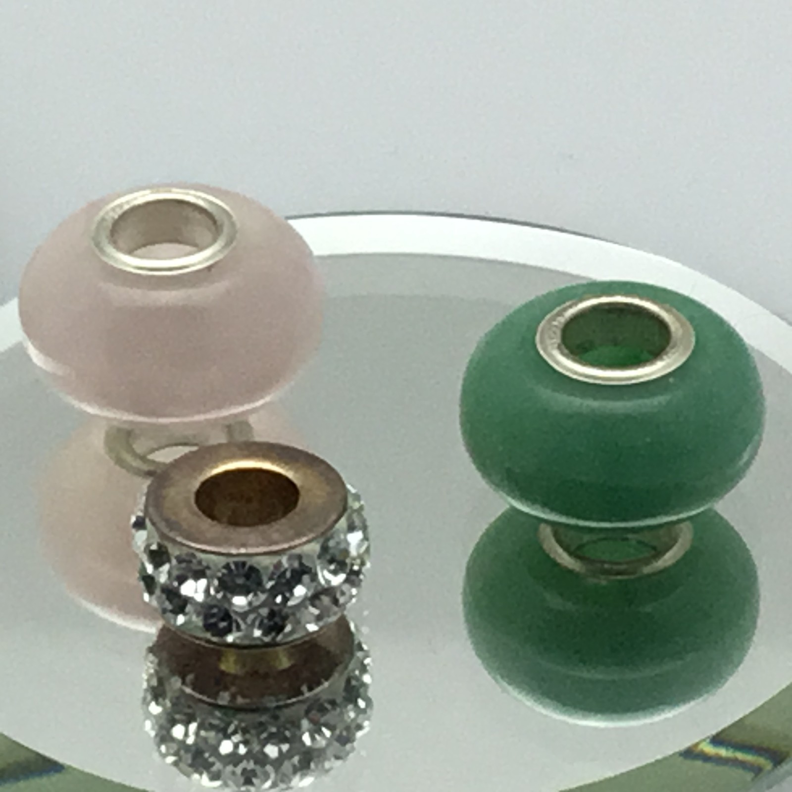 Sterling Silver Colorful Kera Beads