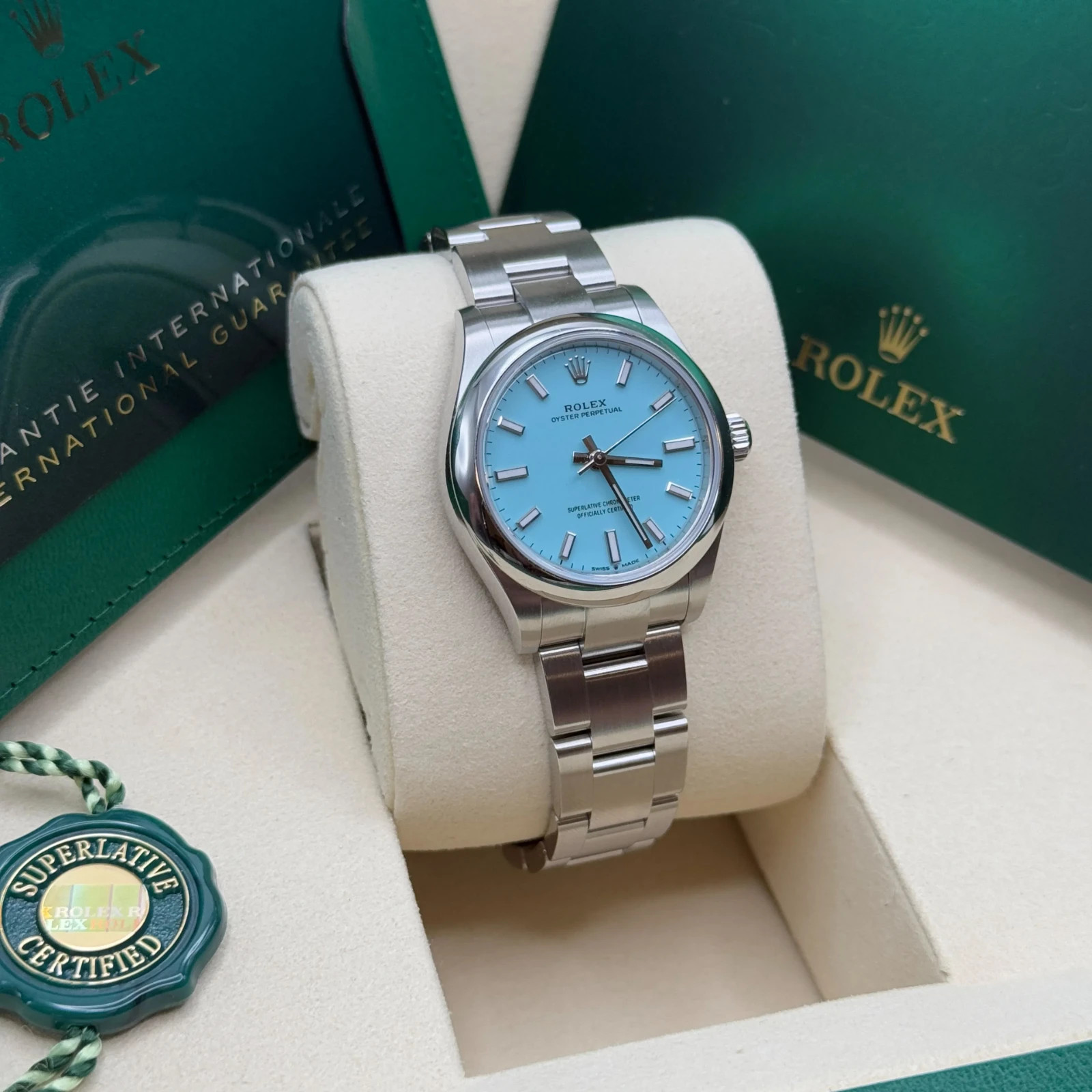 New 2026 Rolex Oyster Perpetual 31mm – Turquoise Dial – Reference 277200
