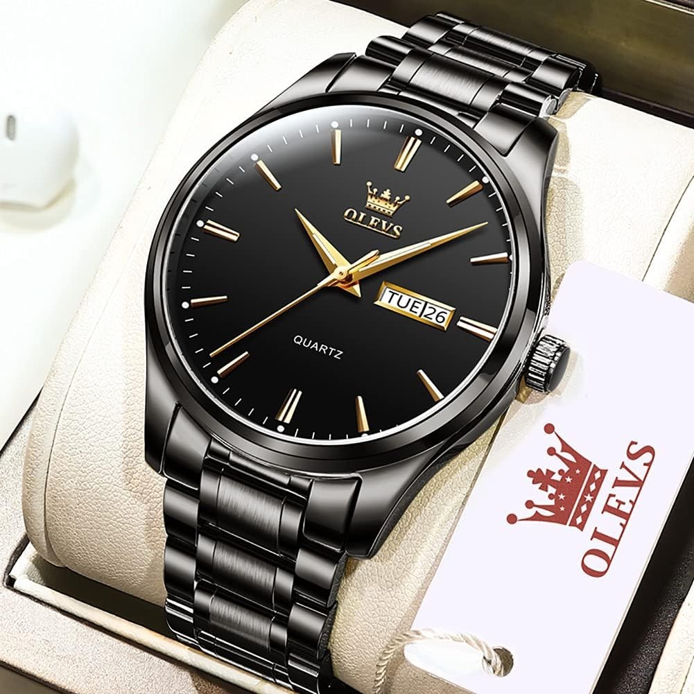 Sophisticated Gold Indexed Analog Watch for Men – Quartz Precision & Style