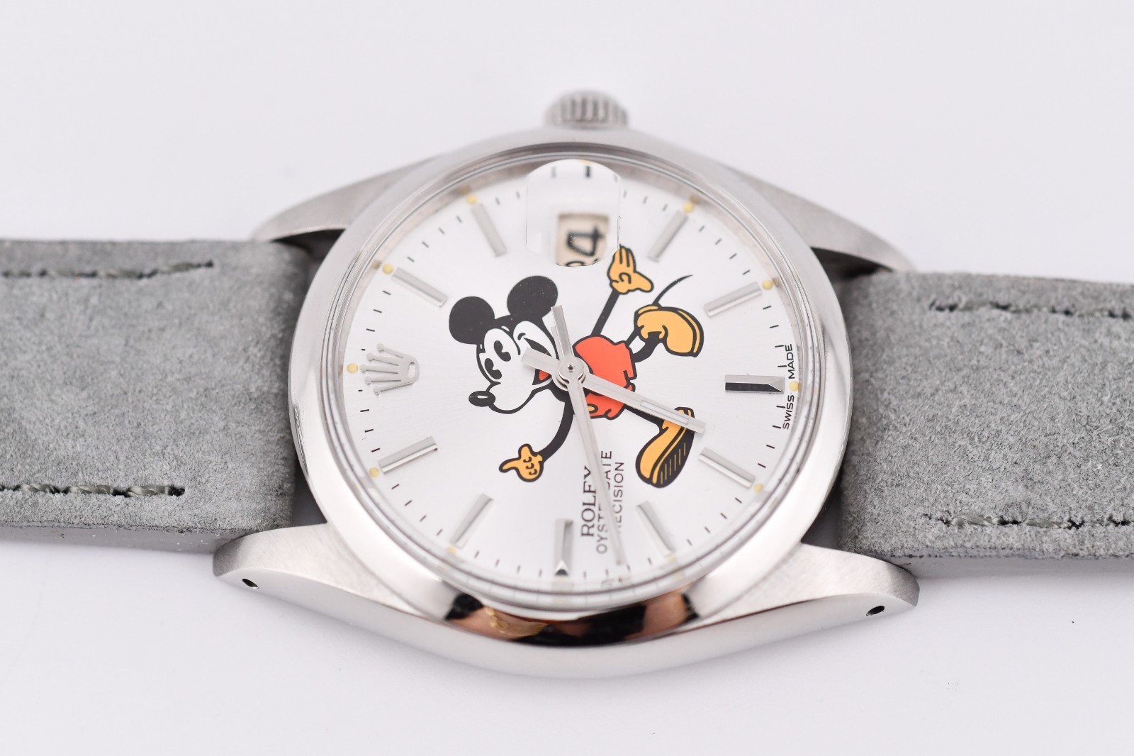 Rolex Oysterdate Precision 6694 Mickey Mouse Dial Manual Winding 1 Year Warranty