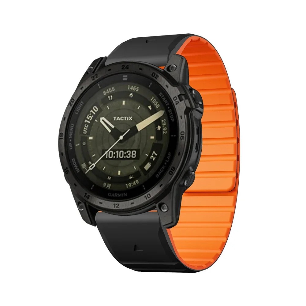 Silicone Watch Strap Flexible Waterproof Durable Band for Garmin Fenix7X/6/5