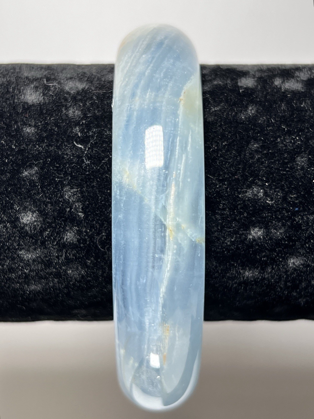 Blue Onyx Bangle Inner Diameter Size 61mm See Pics