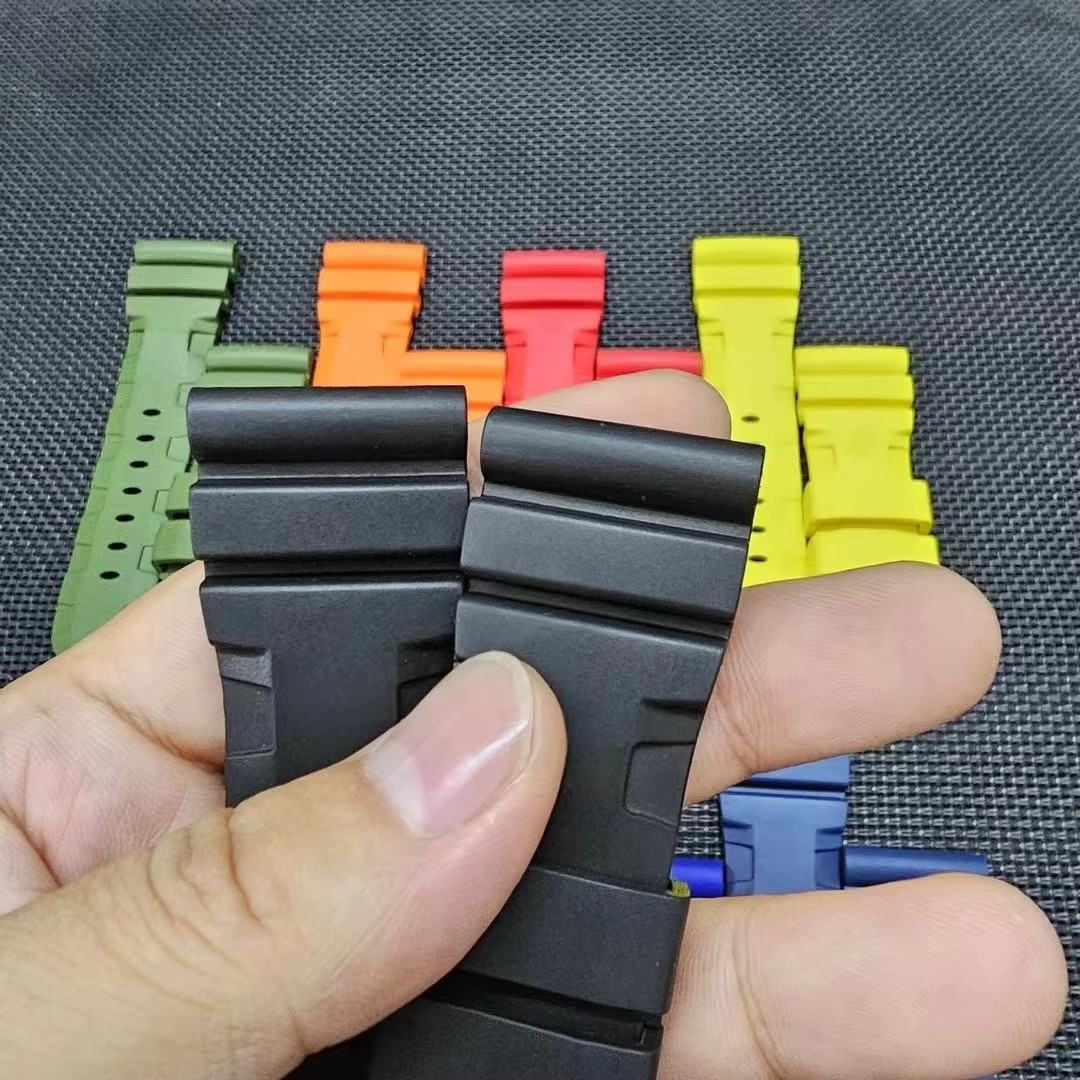 22 24mm 26mm FKM Rubber Watch Band Strap Fits Panerai Luminor Submersible Marina