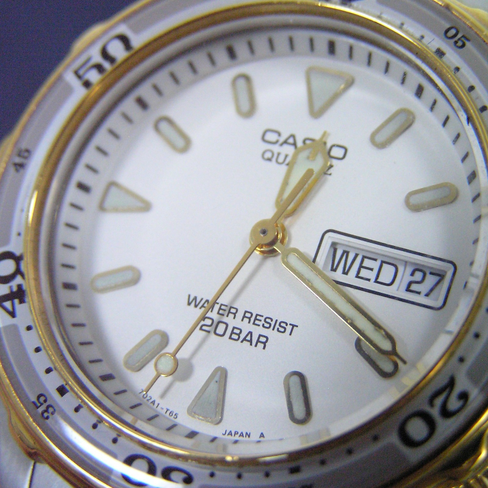 CASIO MARLIN MD-715 90s Retro Dive Watch Rare Japan Imported 200m Silver Quartz