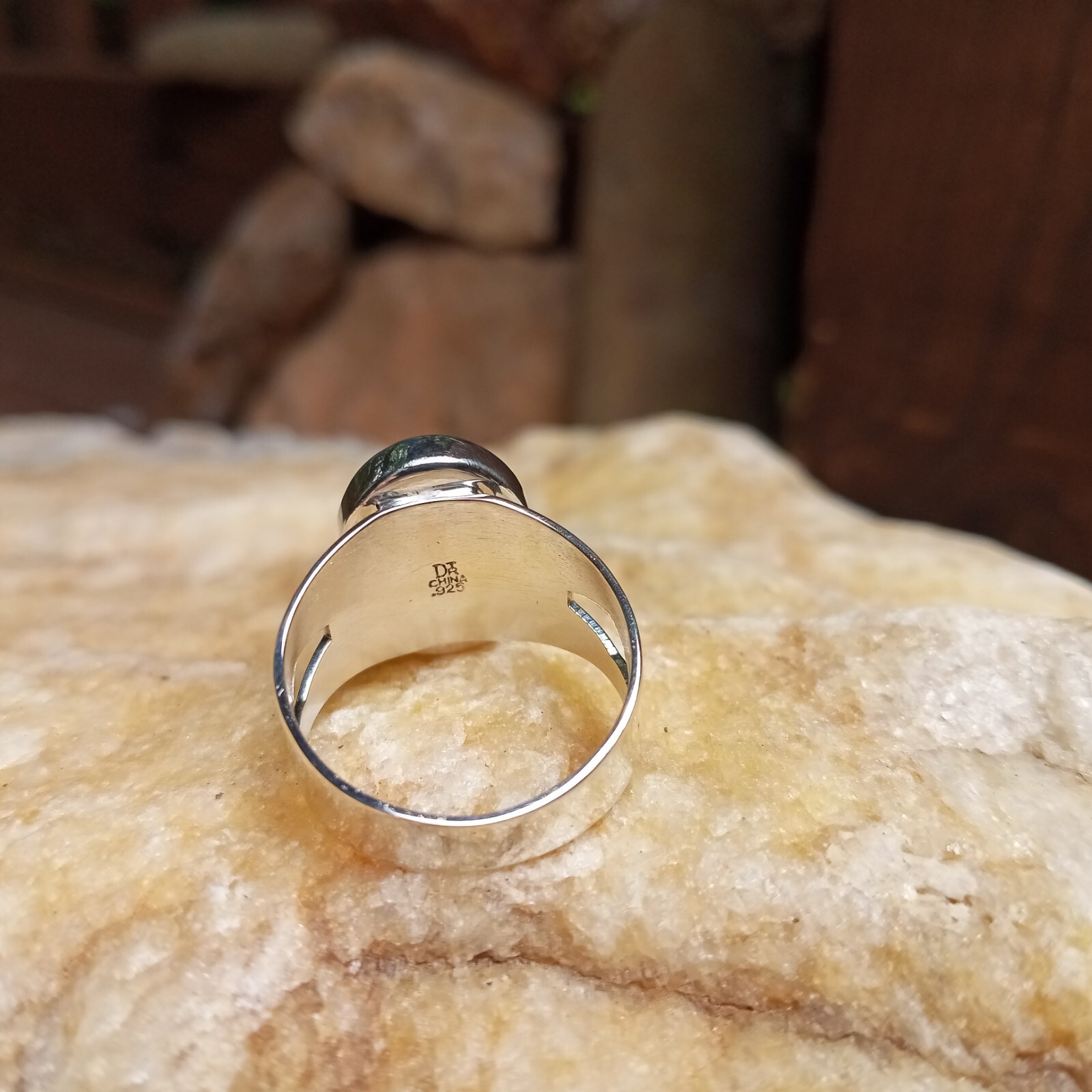 Mens Mine Finds by Jay King DTR Sterling Silver Turquoise Ring Size 10