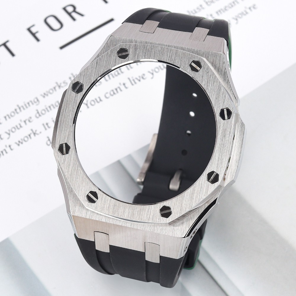 44.60mm Steel Watch Case Strap 10ATM For GA-2100 GMA-S2100 G-SHOCK Quartz Watch