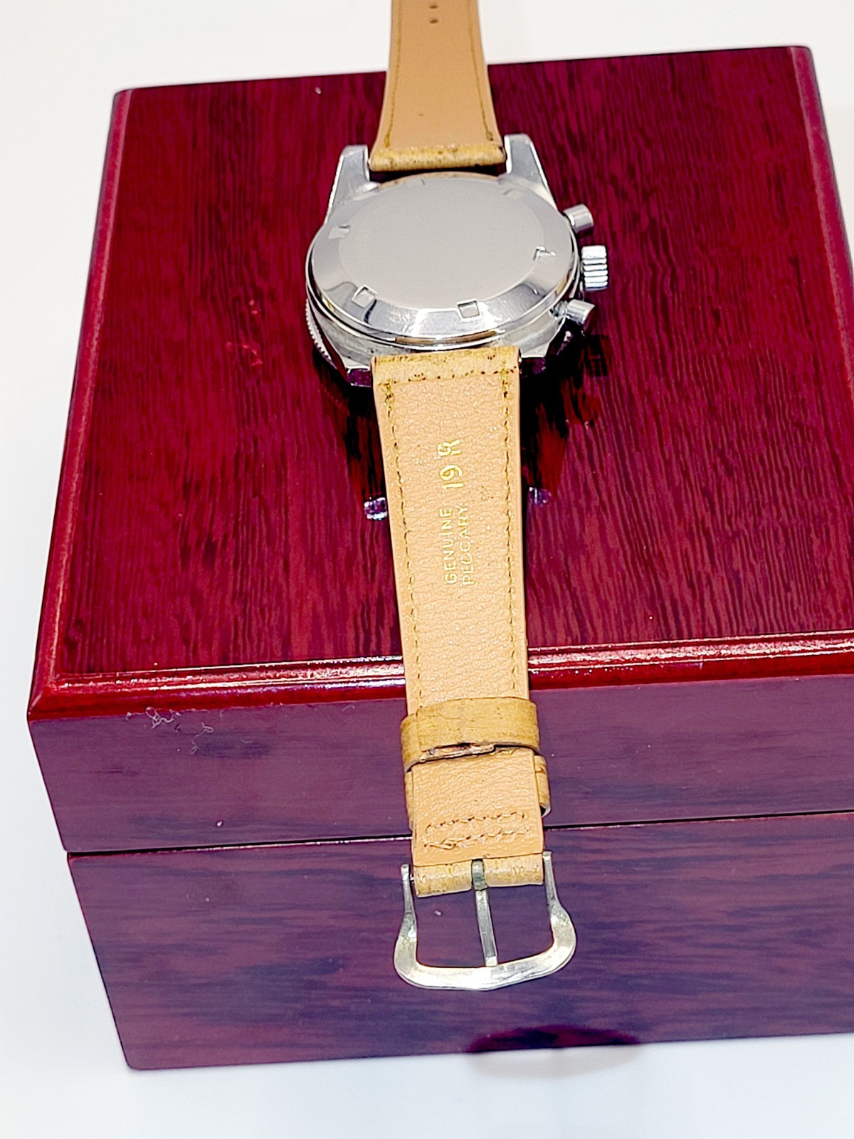 Le Jour Triton 2-Reg Chronograph Original Dial Landeron 248 Vintage 1960s N.MINT