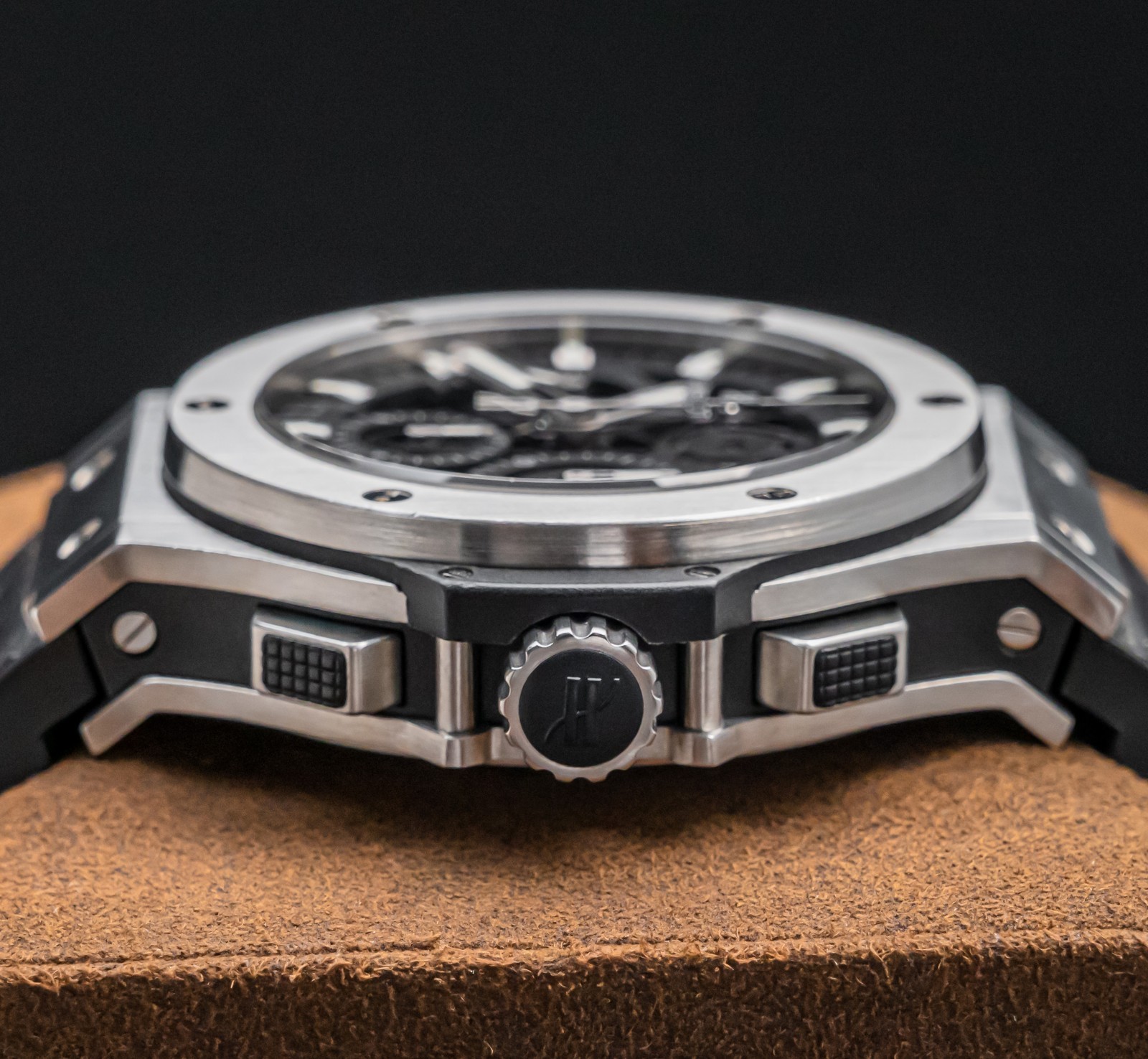 Hublot Aero Bang Big Bang 44 Steel $17K MSRP Papers SERVICED 311.SX.1170.GR