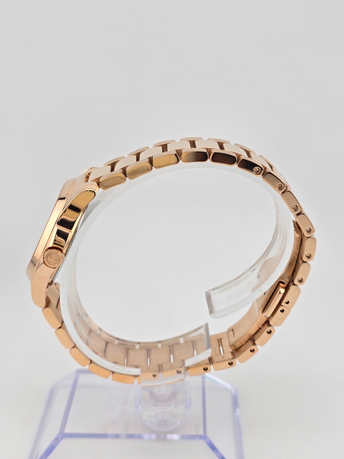 Gucci G-Timeless Women’s Gold Tone Stainless Steel Watch – YA126567 ($1010 MSRP)