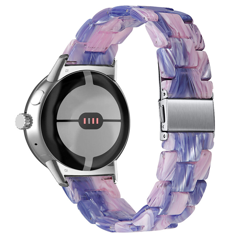 Replacement For Google Pixel Watch 1 2 Resin Stainless Steel Watch Band Strap