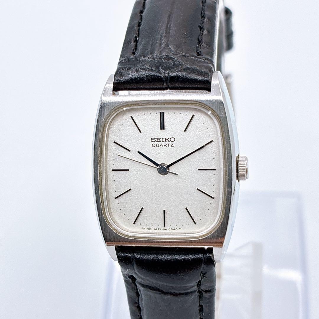 SEIKO 1421-5380 Square Quartz Watch 1981 Working