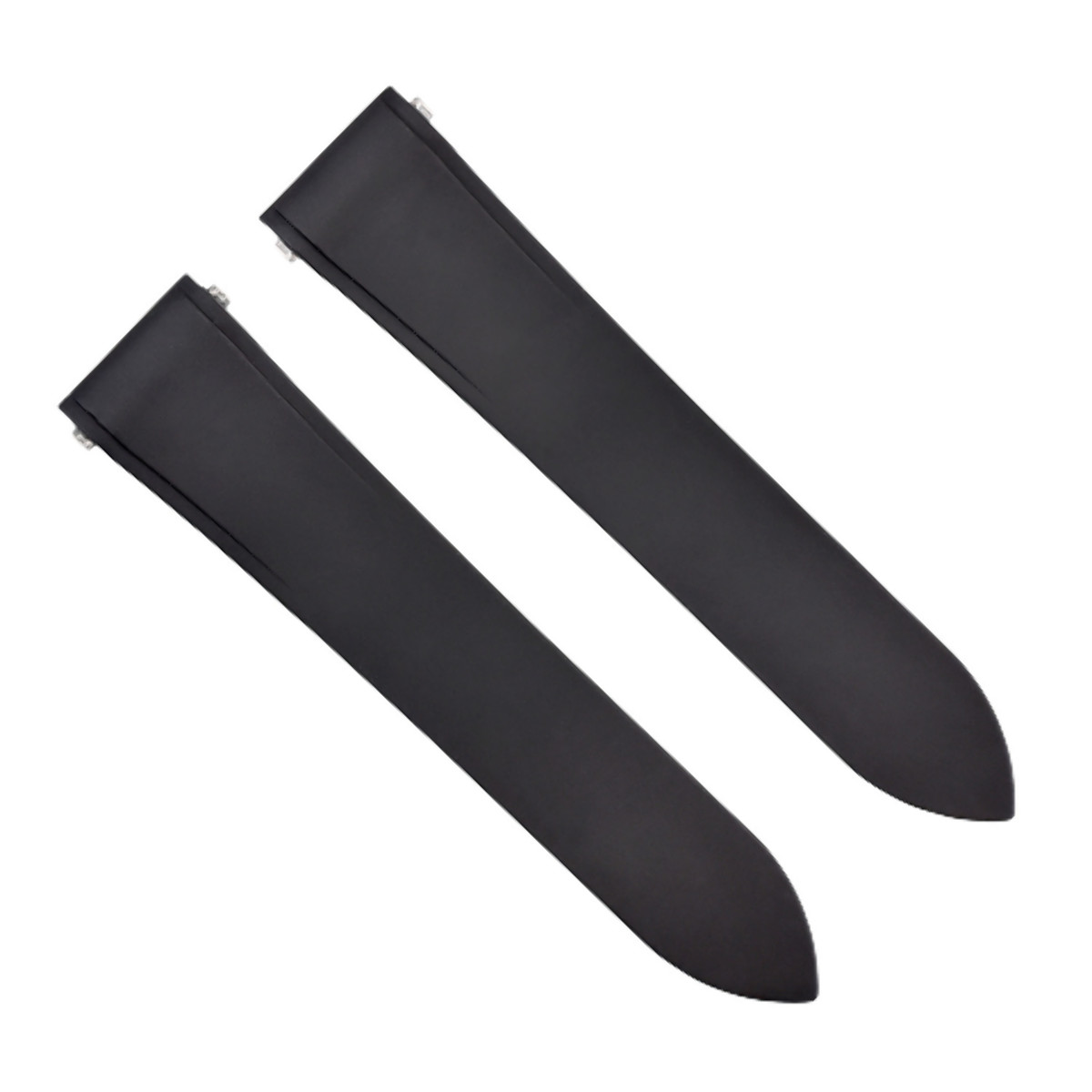 21MM SILICON RUBBER WATCH BAND STRAP FOR CARTIER SANTOS WSSA0018 QUICK RELEASE